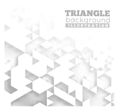 Triangle abstract vector background illustration Stock Illustration