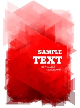 Triangle abstract vector background illustration Triangle astract backgrou... Stock Photos