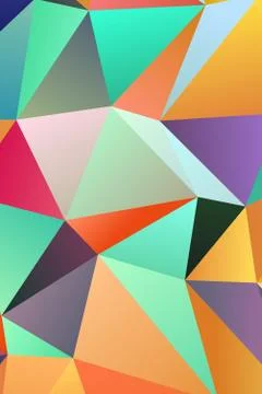 Triangle abstract vector background. Simple pattern. Stock Illustration