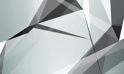 Triangle abstraction, geometrical triangulation effects Illustrazione stock