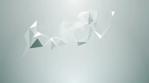 Triangle abstraction, geometrical triangulation motion, time remapping Stock Footage 55851069