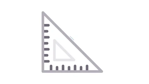A triangle adorned with gears and a central gear icon, illustrating concept.. Stock Footage 334778095