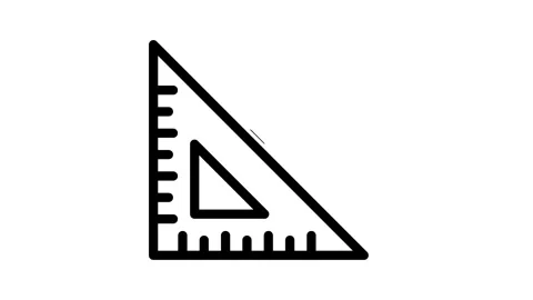 A triangle adorned with gears and a central gear icon, illustrating concept.. Stock Footage 334778354