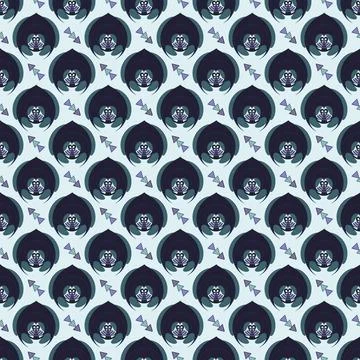 Triangle and arc Stock Illustration