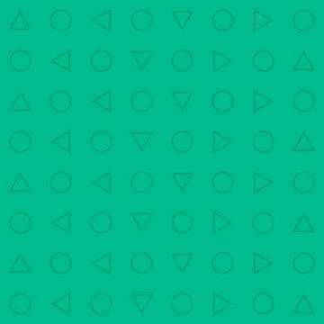 Triangle and circle abstract background, seamless geometric pattern, print re Stock Illustration