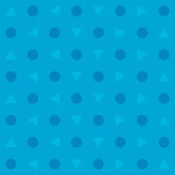 Triangle and circle abstract background, seamless geometric pattern, print re Illustrazione stock