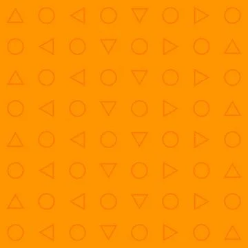 Triangle and circle abstract background, seamless geometric pattern, print re Stock Illustration