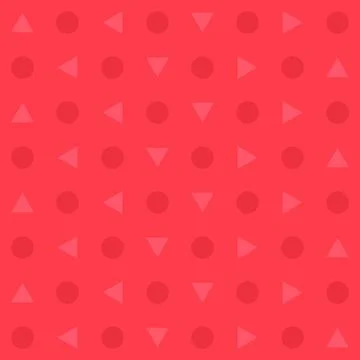 Triangle and circle abstract background, seamless geometric pattern, print re Illustrazione stock