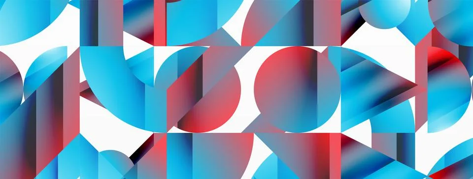 Triangle and circle minimalist composition. Simple elegance meets geometric Stockillustratie