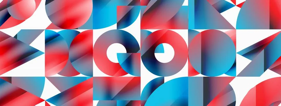 Triangle and circle minimalist composition. Simple elegance meets geometric Illustrazione stock