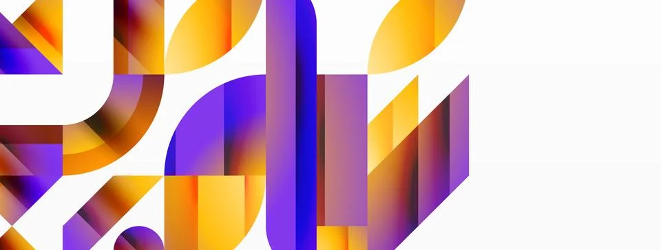 Triangle and circle minimalist composition. Simple elegance meets geometric 库存插图