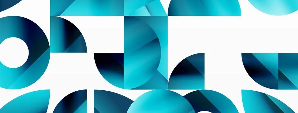 Triangle and circle minimalist composition. Simple elegance meets geometric Illustrazione stock