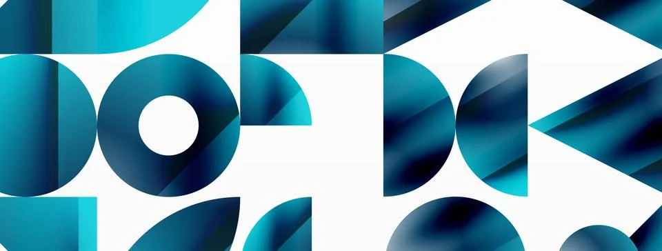 Triangle and circle minimalist composition. Simple elegance meets geometric イラスト素材