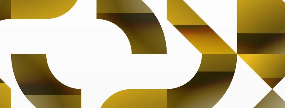 Triangle and circle minimalist composition. Simple elegance meets geometric Stock Illustration