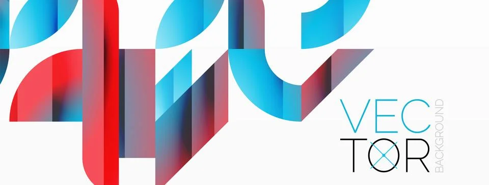 Triangle and circle minimalist composition. Simple elegance meets geometric Stock Illustration