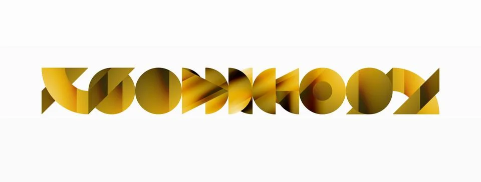 Triangle and circle minimalist composition. Simple elegance meets geometric Stock Illustration