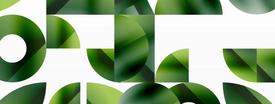Triangle and circle minimalist composition. Simple elegance meets geometric Stock Illustration