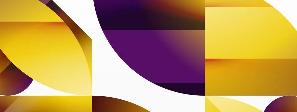 Triangle and circle minimalist composition. Simple elegance meets geometric Stockillustratie