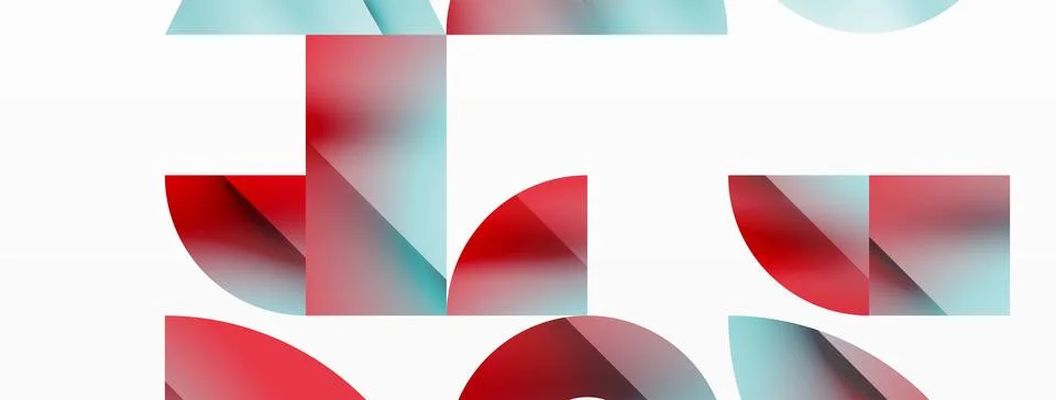 Triangle and circle minimalist composition. Simple elegance meets geometric 库存插图