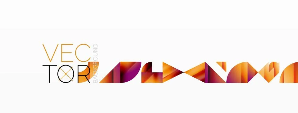 Triangle and circle minimalist composition. Simple elegance meets geometric Stock Illustration