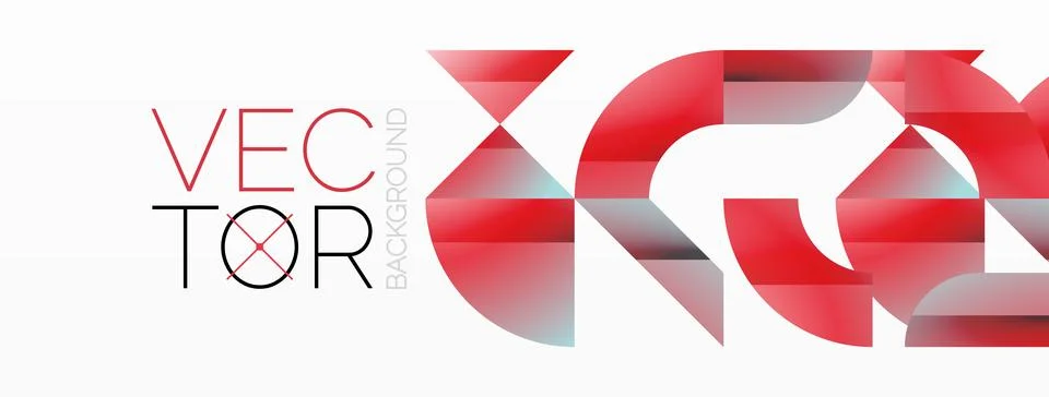 Triangle and circle minimalist composition. Simple elegance meets geometric Stock Illustration