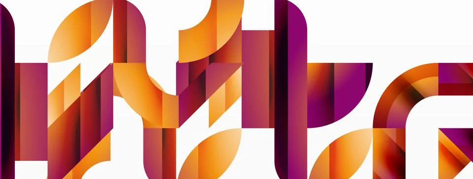 Triangle and circle minimalist composition. Simple elegance meets geometric Illustrazione stock