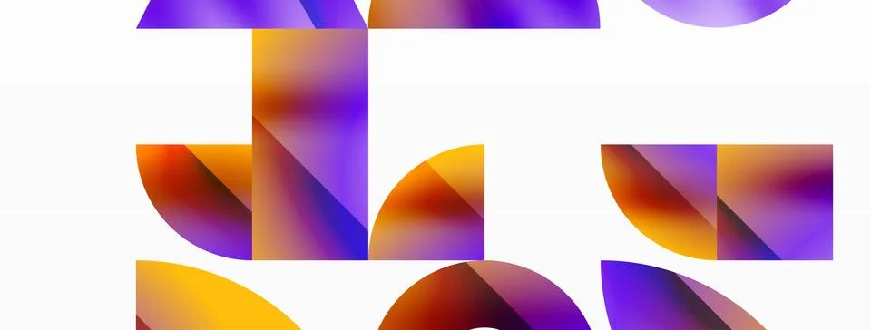 Triangle and circle minimalist composition. Simple elegance meets geometric Stockillustratie