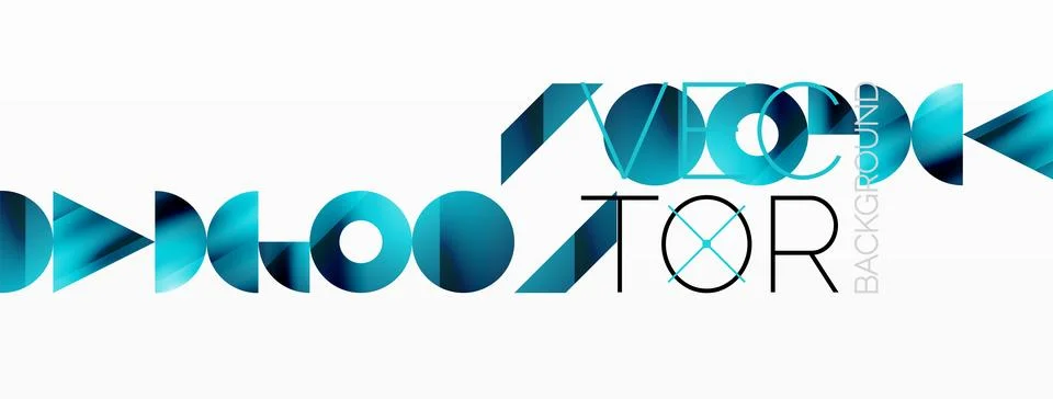 Triangle and circle minimalist composition. Simple elegance meets geometric Stock Illustration