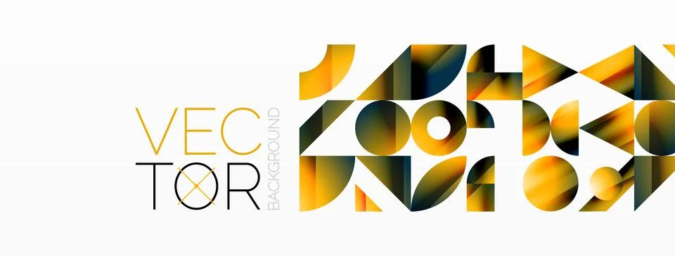 Triangle and circle minimalist composition. Simple elegance meets geometric Illustrazione stock