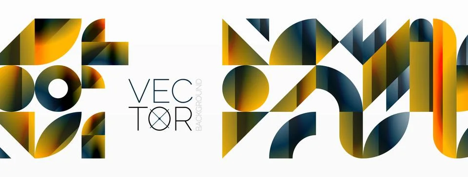 Triangle and circle minimalist composition. Simple elegance meets geometric 库存插图