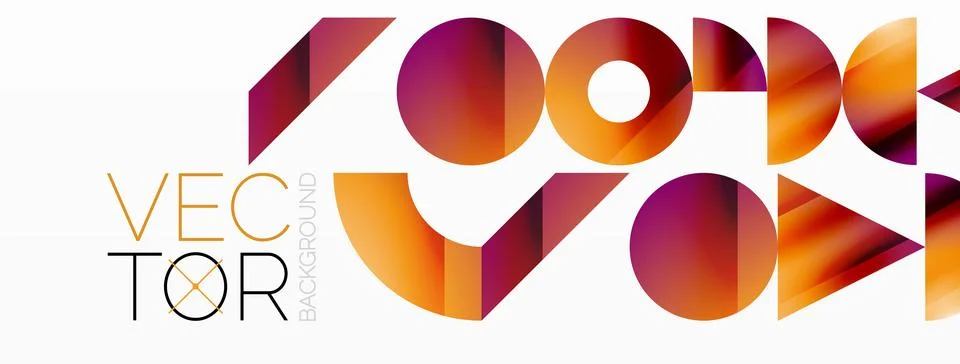 Triangle and circle minimalist composition. Simple elegance meets geometric Stockillustratie
