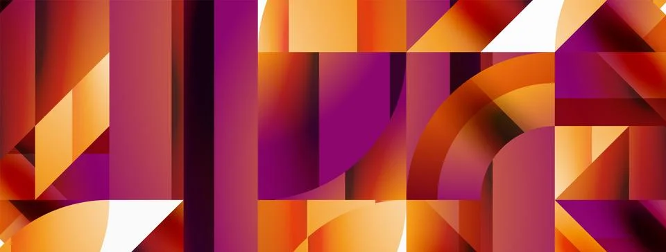 Triangle and circle minimalist composition. Simple elegance meets geometric Stockillustratie