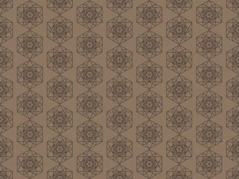 Triangle and  network on a seamless spring pattern. イラスト素材