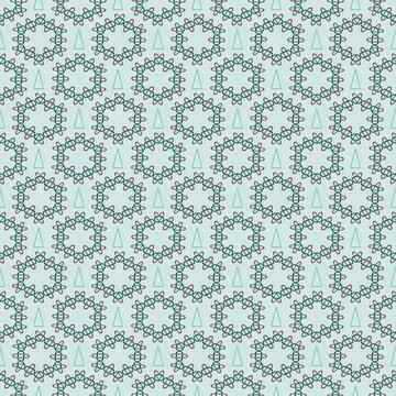 Triangle and oval Stock Illustration