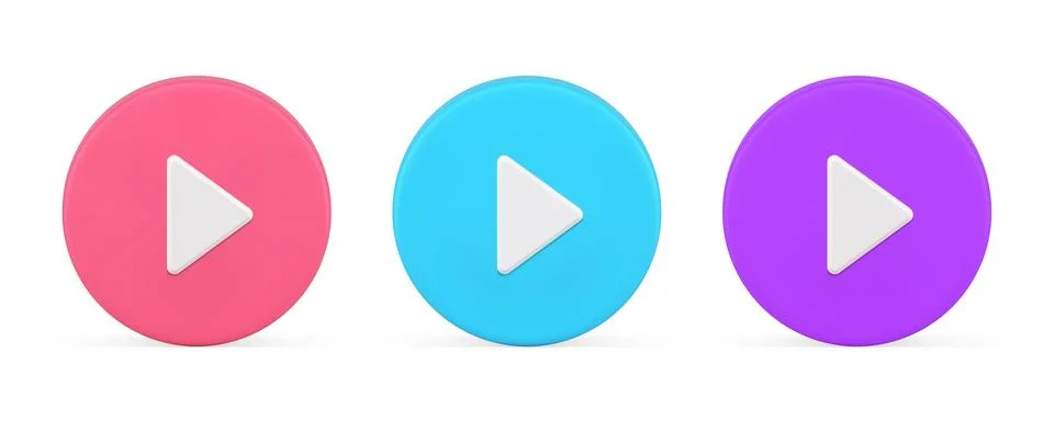 Triangle arrow play button circle badge audio video multimedia content play.. イラスト素材