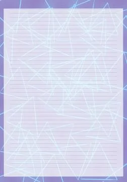 Triangle art vector book page template background Stock Illustration