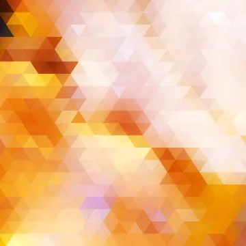 Triangle autumn color background. Stock Illustration