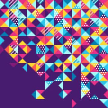 Triangle background. Abstract geometric polygonal image. 스톡 일러스트