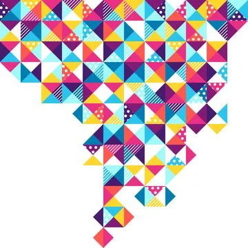 Triangle background. Abstract geometric polygonal image. Stock Illustration