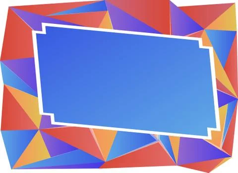 Triangle background color mix Stock Illustration