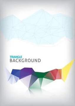 Triangle background Stock Illustration