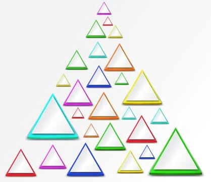 Triangle background Stock Illustration