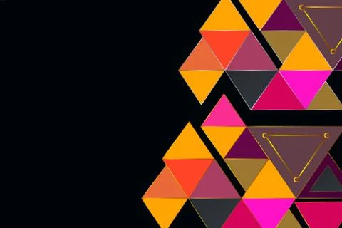 Triangle Background Stock Illustration