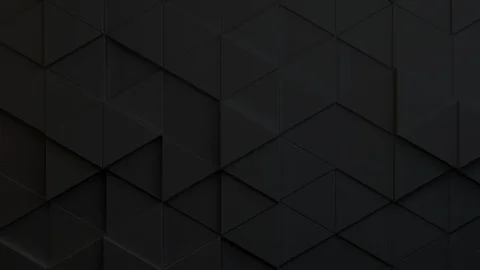 Triangle background loop 4k - dark horizontal large - geometric pattern Stock Footage 102740560