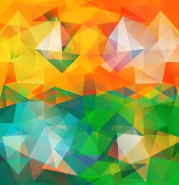 Triangle background. pattern of geometric shapes Stock Illustration