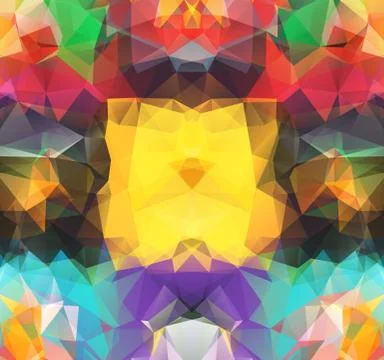 Triangle background. pattern of geometric shapes Stock Illustration