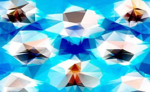 Triangle background. pattern of geometric shapes Stock Illustration