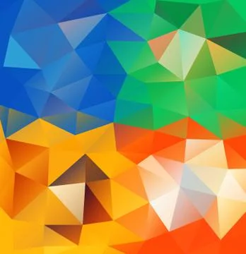 Triangle background. Pattern of geometric shapes Stock Illustration
