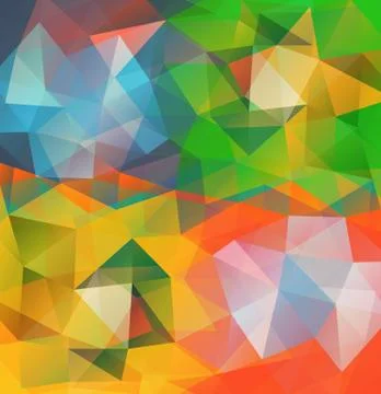 Triangle background. Pattern of geometric shapes Stock Illustration