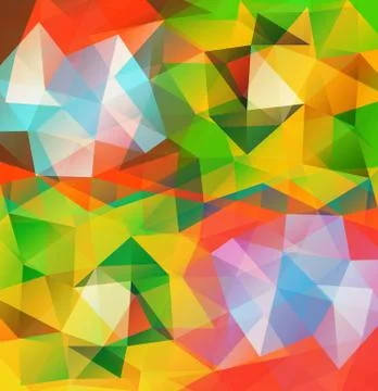 Triangle background. Pattern of geometric shapes Stock Illustration
